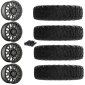 15" Black Rhino La Paz Green & 33" EFX MotoVator R/T Wheel and Tire Package